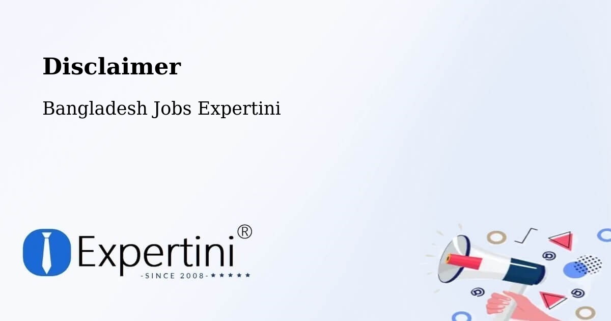 Disclaimer – Parvez Ali - Bangladesh Jobs Expertini