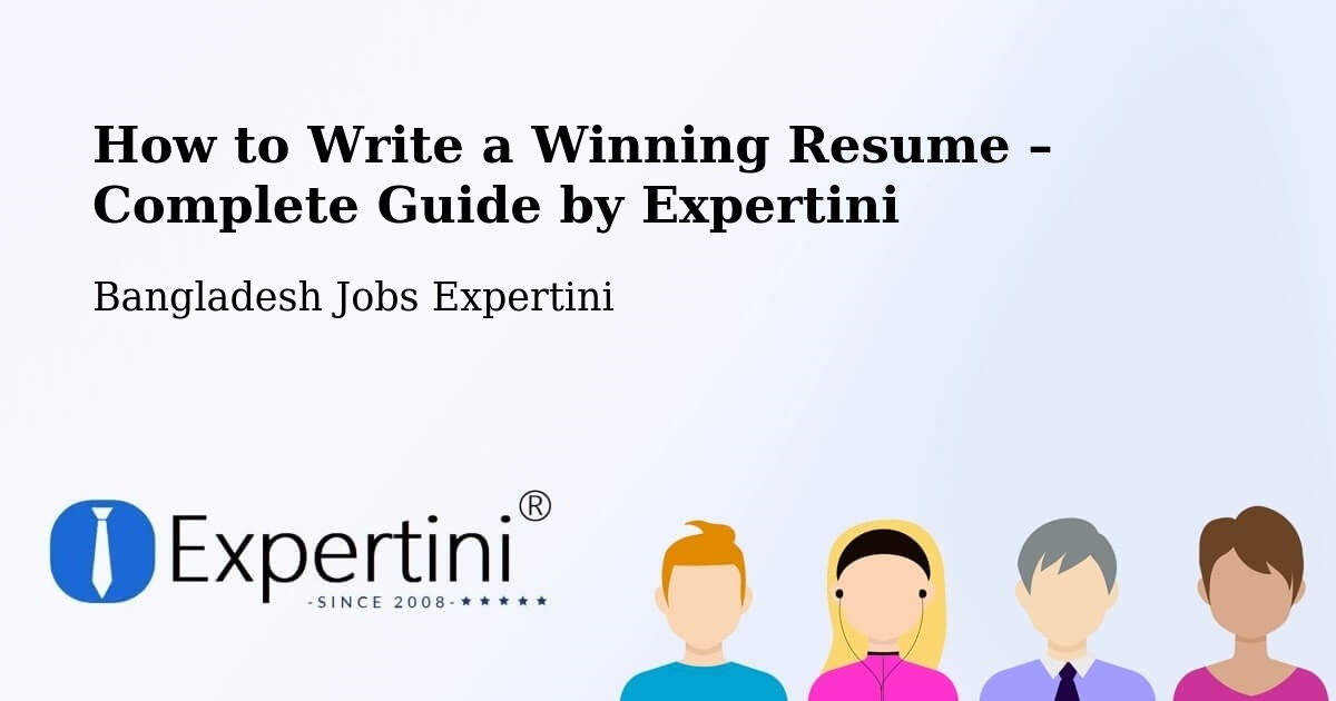 Resume Writing Guide for Job Seekers – Parvez Ali - Parvez Ali, Bangladesh Jobs Expertini